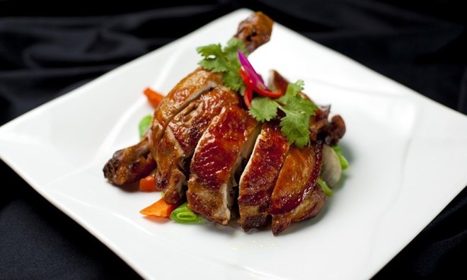 vin coeur poulet